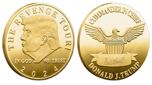Trump 2024 Golden Coin