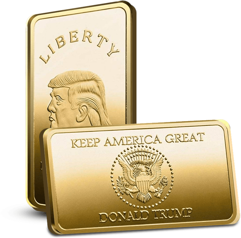 Trump Gold Plated Bar