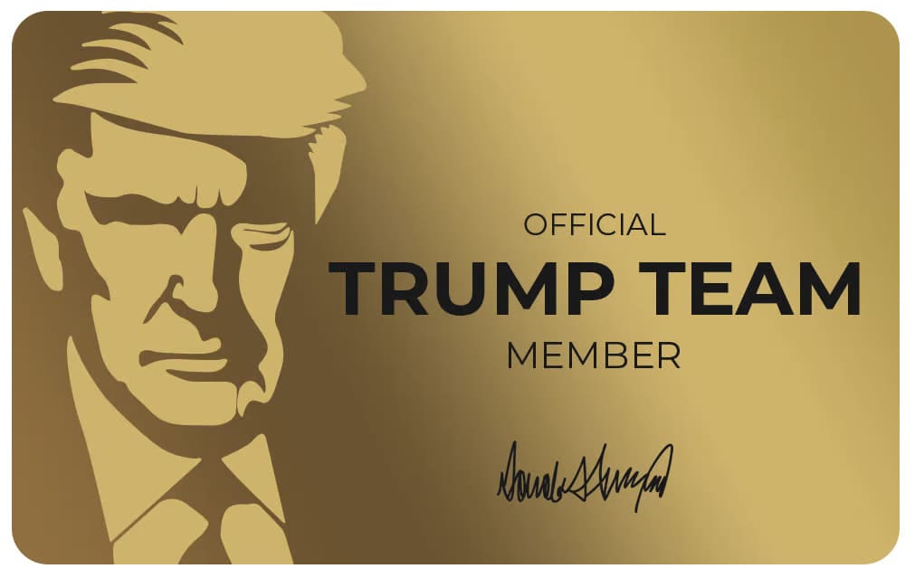 Trump Team Member Card